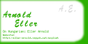 arnold eller business card